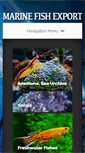 Mobile Screenshot of marinefishexport.com